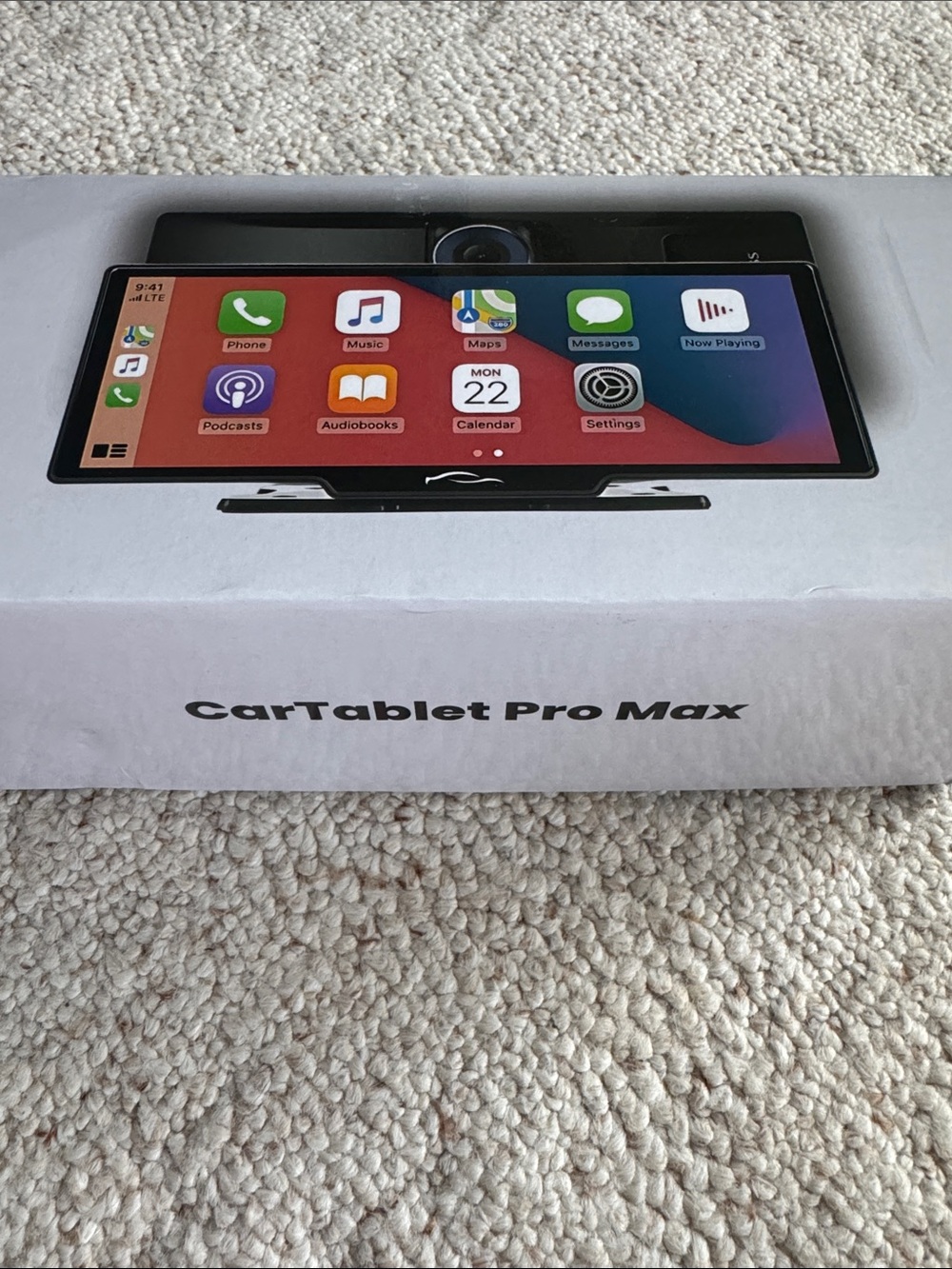 Black Car Touchscreen Tablet- Apple Car Play